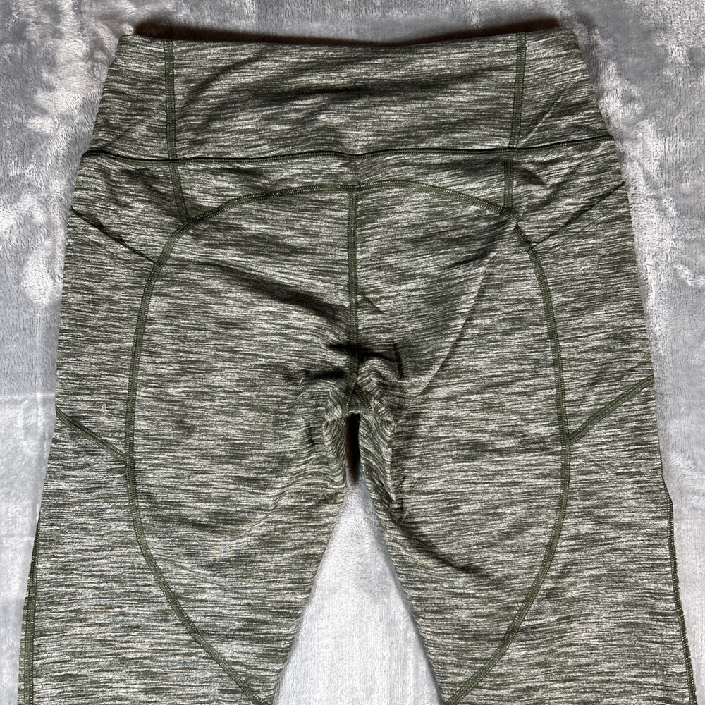 Victoria Sport Knockout By Victoria Secret Leggings Olive Green Heathered Size L - Picture 4 of 8